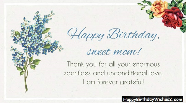  100 Happy Birthday Wishes Messages Quotes For Mother Mom 