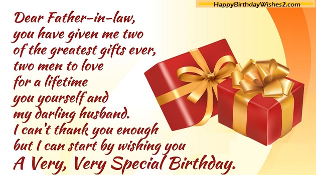  100 Birthday Wishes Messages Quotes For Father in Law 