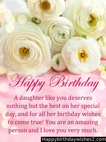 🎂 Birthday Wishes for Daughter | Messages, Quotes, Status