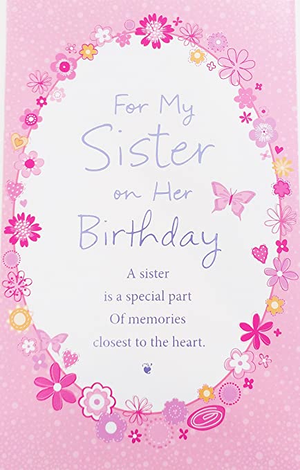 Sister Happy Birthday Cards Printable