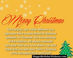 🎄 Merry Christmas Wishes, Messages, Quotes for Mother (Mom)