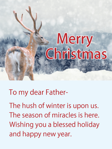 🎄 Merry Christmas Wishes, Messages, Quotes for Dad (Father)