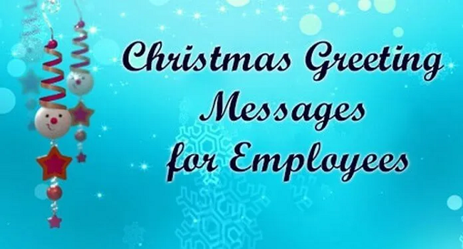 {80+} Christmas Wishes, Greetings, Messages for Employees (Staff)