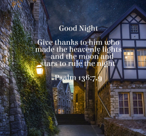 {83+} Powerful Good Night Bible Verses | Bible Quotes